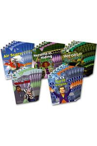 Project X Origins: Brown Book Band, Oxford Level 11: Heroes and Villains: Class Pack of 30