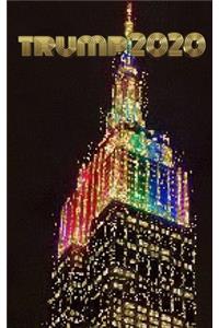 Trump-2020 Iconic Empire StateBuilding writing Drawing Journal.: Trump 2020