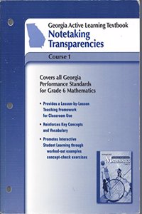 McDougal Littell Math Course 1 Georgia: Notetaking Transparencies for Galt Course 1