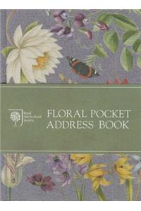 Rhs Floral Pocket Address Book