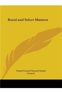 Royal and Select Masters