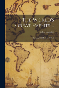 The World's Great Events ...