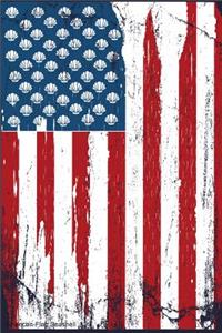 American Flag Seashell