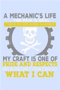 A Mechanic's Life The Pain is Real These Scars Were Earned...