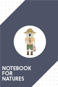 Notebook for Natures