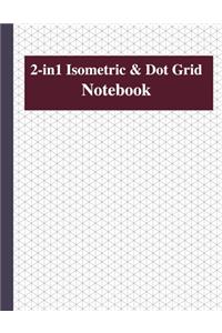 2-in-1 Isometric & Dot Grid Notebook