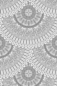 Mandala Pattern - Color My Cover Notebook