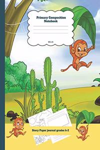 Primary Composition Notebook Story Paper Journal Grades K-2