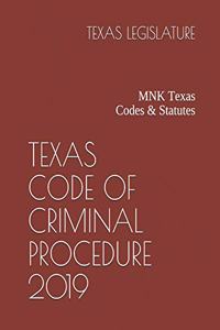 Texas Code of Criminal Procedure 2019