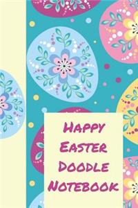 Happy Easter Doodle Notebook