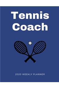 Tennis Coach 2020 Weekly Planner