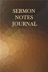 Sermon Notes Journal
