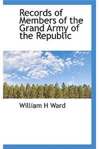 Records of Members of the Grand Army of the Republic
