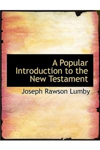 A Popular Introduction to the New Testament