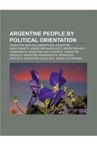 Argentine People by Political Orientation