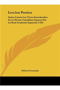 Leccion Poetica