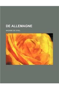 de Allemagne