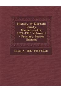 History of Norfolk County, Massachusetts, 1622-1918 Volume 1