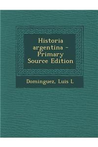 Historia argentina
