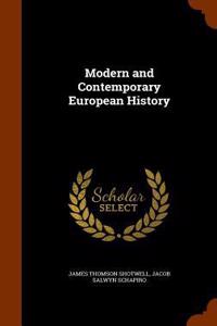 Modern and Contemporary European History