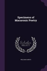Specimens of Macaronic Poetry