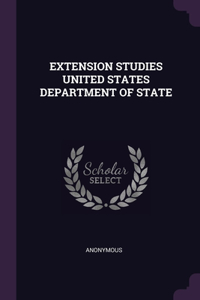 Extension Studies United States Department of State