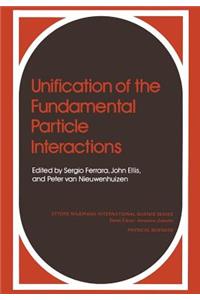 Unification of the Fundamental Particle Interactions