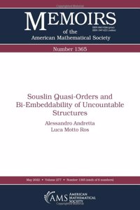 Souslin Quasi-Orders and Bi-Embeddability of Uncountable Structures