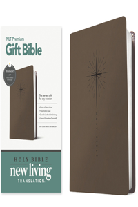 Premium Gift Bible Nlt, Filament Enabled (Leatherlike, Star Cross Taupe, Red Letter)