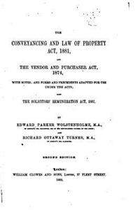 Conveyancing and Law of Property Act, 1881