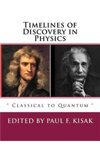 Timelines of Discovery in Physics