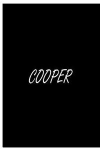 Cooper - Personalized Journal / Notebook / Blank Lined Pages