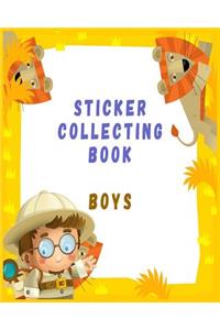 Sticker Collecting Book Boys
