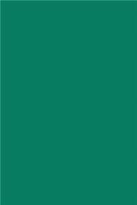 Deep Green Turquoise Notebook: 150 Dot Grid Pages