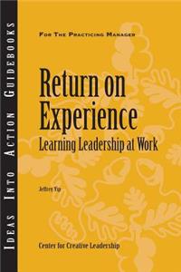 Return on Experience