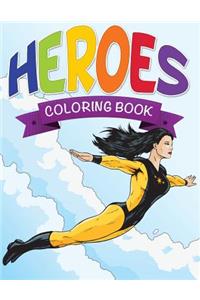 Heroes Coloring Book