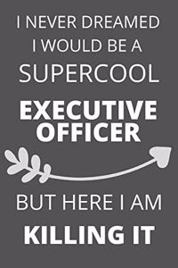 I Never Dreamed I Would Be a Supercool Executive Officer But Here I am Killing It