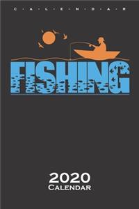 Fishing from Boat Calendar 2020: Annual Calendar for Anglers, fishermen and friends of fishing