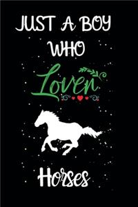 Just A Boy Who Loves Horses