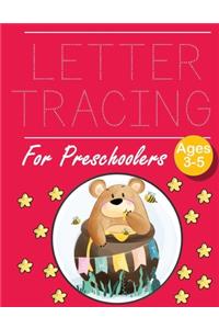 Letter Tracing for Preschoolers cute little bear