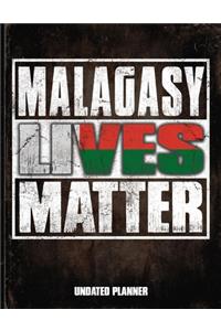 Malagasy Lives Matter Undated Planner