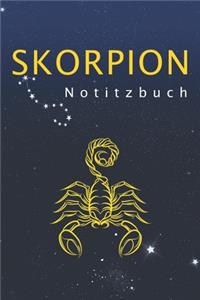 Skorpion Notizbuch