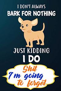 Shit I'm Going To Forget