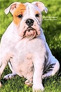 Bulldog Anglais Carnet de notes