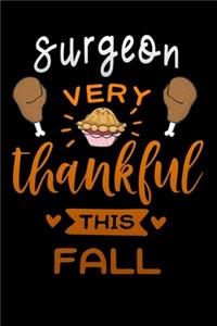 Surgeon very thankful this fall