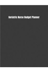 Geriatric Nurse Budget Planner