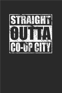 Straight Outta Co-Op City 120 Page Notebook Lined Journal for NYC Bronx Pride
