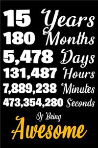 15 Years Of Being Awesome
