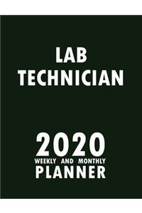 Lab Technician 2020 Weekly and Monthly Planner