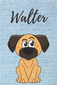 Walter Notizbuch Hunde / Notizheft / Malbuch / Kritzelbuch / Tagebuch / Journal / DIN A5 / Geschenke